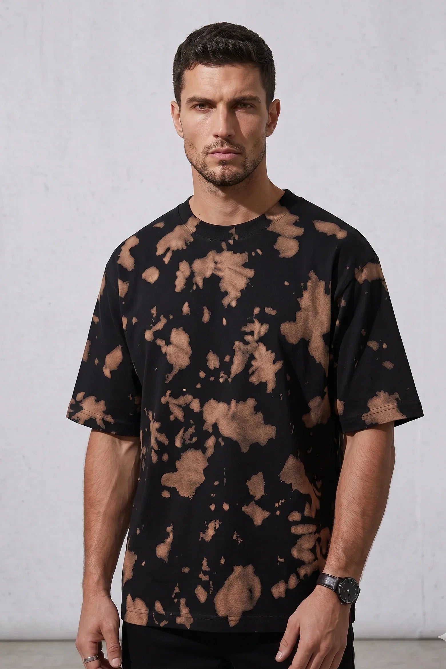 Mens Oversized TShirt - Amber Eclipse