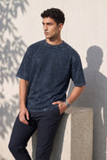 Mens Oversized TShirt - Deep Sea Vortex