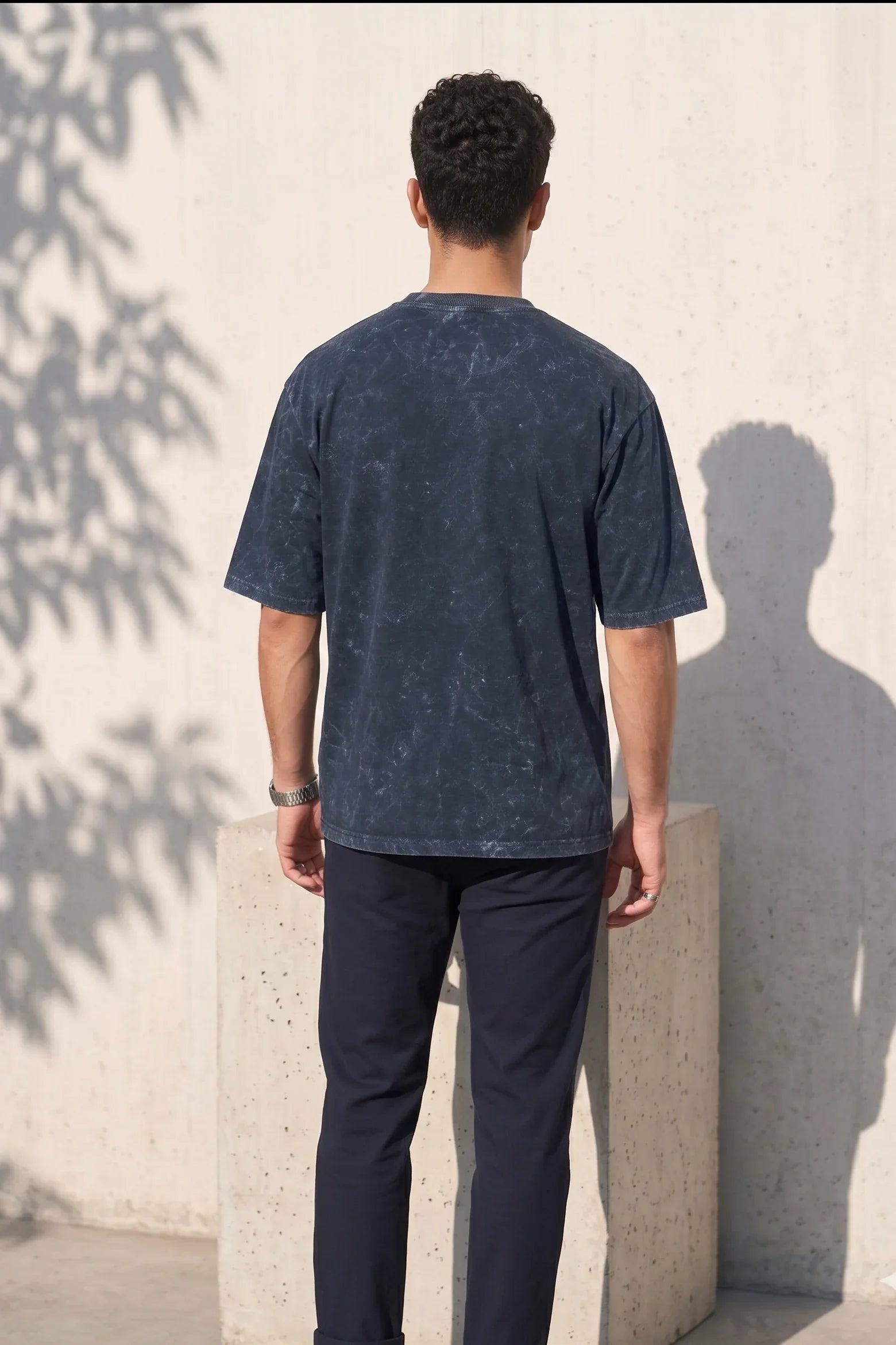 Mens Oversized TShirt - Deep Sea Vortex