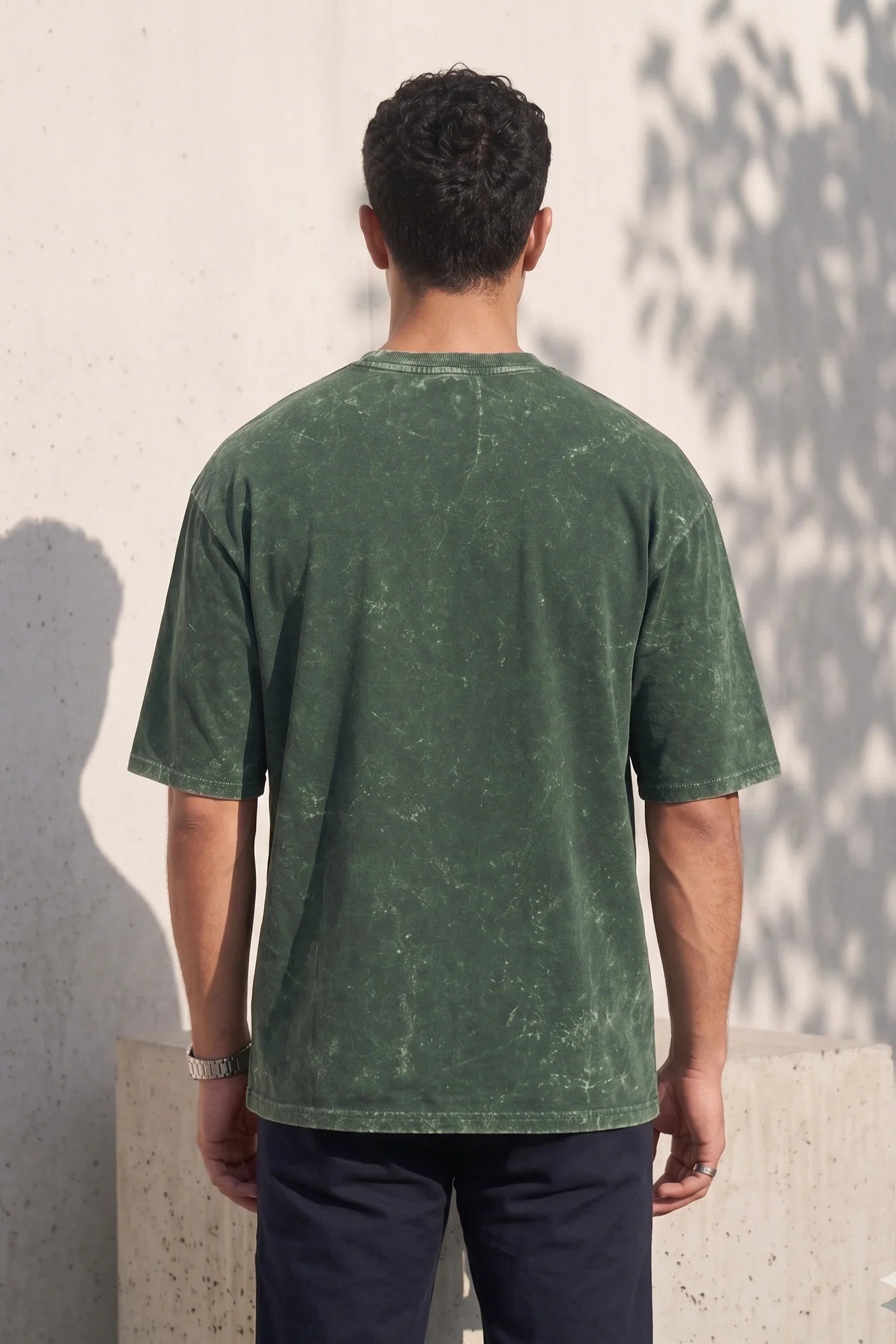 Mens Oversized TShirt - Forest Echo