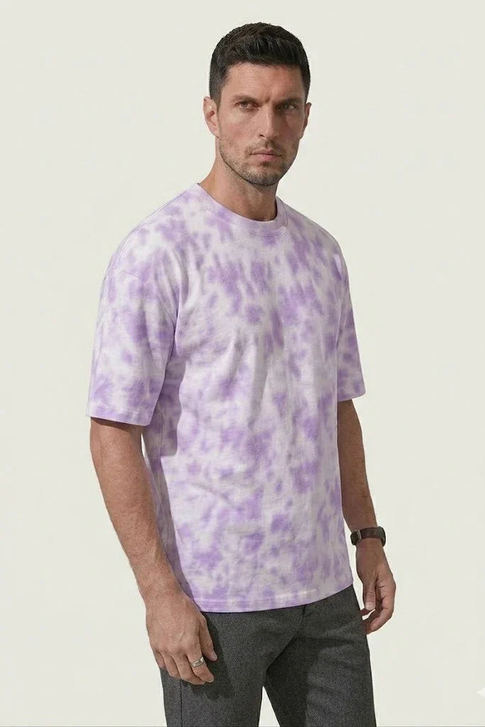 Mens Oversized TShirt - Lavender Haze