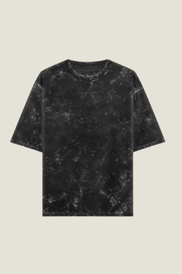 Mens Oversized TShirt - Midnight Marble
