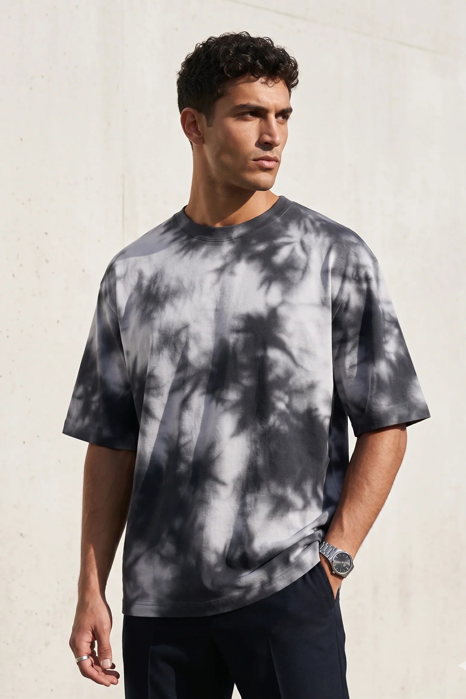Mens Oversized TShirt - Storm Nebula