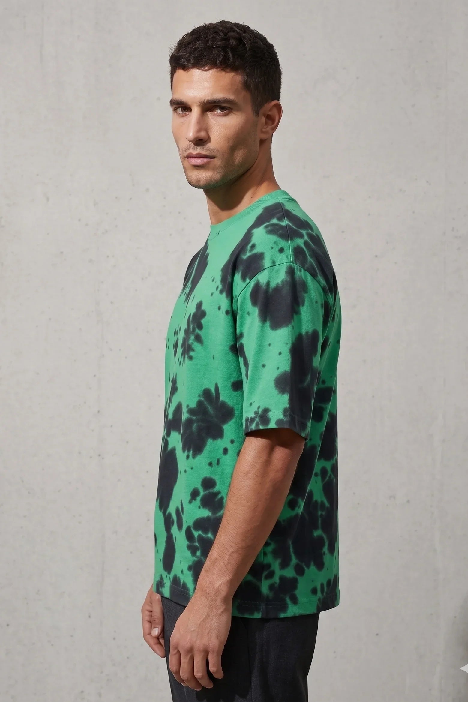 Mens Oversized TShirt - Toxic Nebula